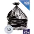 Saco De Lixo 100 L Reforçado Suporta 25kg   50 Unidades