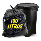 Saco De Lixo 100 Litros Reforçado Resistente 50 Unidades
