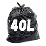 Saco De Lixo 40l C 100 Und Preto Reforçado Imediato