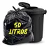 Saco De Lixo 50 Litros Resistente 50 Unidades