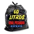 Saco De Lixo 60 Litros Reforçado 100 Micras Grosso   50 Un