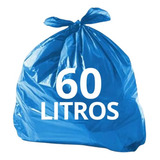 Saco De Lixo Azul Reciclável Coleta Seletiva 60lts C 100