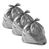 Saco De Lixo Cinza 60l Pacote Com 100 Kit 3