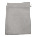 Saco De Organza 15x20 Branco Pacote Com 10 Unidades