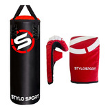 Saco De Pancada Stylo Power 70 X90 luva Bs Mega Promoção 