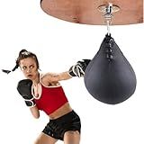 Saco De Pancadas Pequeno Saco De Pancadas Para Adultos Saco De Pancadas De Bola De Pêra Com Saco De Pancadas De Boxe Inflador Bola De Boxe Saco De Velocidade Para Mulheres Homens Adultos Acad