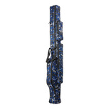 Saco De Pesca Portátil Saco De Vara 2 Camadas 150cm Azul