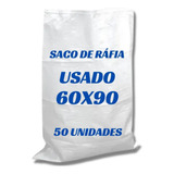 Saco De Ráfia 60x90 Cm Usado Sacaria Entulho 50 Unidades