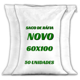 Saco De Ráfia Grande 60x100 60kg Kit Com 50 Unidades