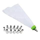 Saco Decorador Confeiteiro Com 12 Bicos Inox Bolo Cup Cake
