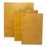 Saco Delivery Papel Kraft Liso G 28x16x38 200 Unidades