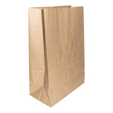 Saco Kraft Impera Embalgens Pequeno Para Delivery Hambúrguer 100und 18x10x25