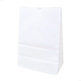 Saco Kraft Papel Delivery Pp Branco 18x9 5x25 Cm 50 Unid 
