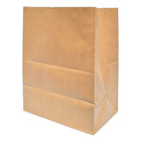 Saco Kraft Papel Marmitex Delivery Gg 30x37 5x19 100 Unid 