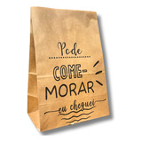Saco Kraft Papel Medio Embalagem Delivery 20x12x30 C 100