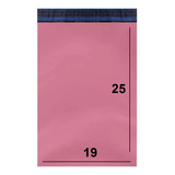 Saco Lacre Sedex Correios Inviolável 19x25 Rosa Pink 250 Uni