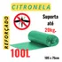 Saco Lixo 100l Citronela Repelente Super Resistente