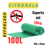 Saco Lixo 100l Citronela