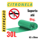 Saco Lixo 30l Citronela