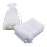 Saco Organza 17x23 Branco 50 Unidades Lembrancinha