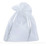 Saco Organza 20x30 Branco 25 Unidades