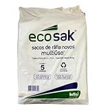 Saco P Entulho Ráfia Novo Ecosak 50 Kg Kit C 4 Pacotes