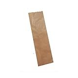 Saco Para Talher Kraft Liso Pardo 7x23cm 1000 Unidades