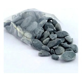 Saco Pedras Ornamentais Seixo Preto número 40kg N2