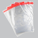 Saco Plástico Adesivado Transparente C  Aba 30x40 C  500 Un