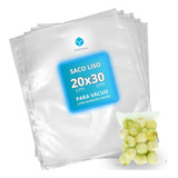 Saco Plastico Embalagem De Seladora A Vacuo 20x30 100 Unid