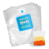 Saco Plastico Embalagem De Seladora A Vacuo 30x40 100 Unid