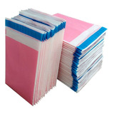 Saco Plástico Envelope Segurança Bolha Rosa