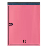Saco Plástico Lacre Correios Sedex 15x20 Rosa Bebê 500 Unida