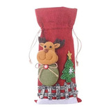 Saco Porta Garrafa Vinho Natal Ano Novo Decoração Mesa