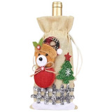 Saco Porta Garrafa Vinho Natal Ano Novo Decoração Mesa