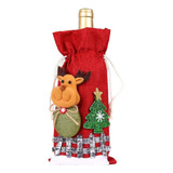 Saco Porta Garrafa Vinho Natal Ano Novo Decoração Mesa