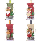 Saco Porta Garrafa Vinho Natal Ano Novo Decoração Mesa