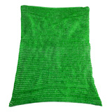 Saco Raschel 50x73 Rede Verde Suporta 20kg Cebola Batata