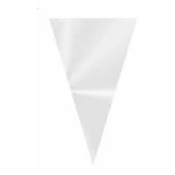 Saco Saquinho Plastico Cone Trufado Incolor 14x23 C 100und