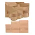 Saco Stand Up Pouch Kraft Embalagem Com Visor 10x16 3 50 Un