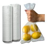 Saco Transparente Bobina Picotada 1000 Saquinhos 18x35cm 2l