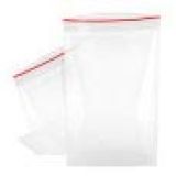 Saco Zip Lock N2 6cm X 9cm Transparente Kit Com 100