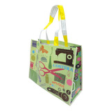 Sacola Bege Patchwork