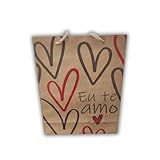 Sacola De Papel Personalizadas Dia Das Mães 10 Unidades Kraft 