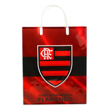 Sacola De Presentes Santos Cores Time 33x9x27cm