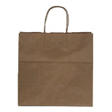 Sacola Kraft Pardo 90g 30x18x30cm 50un