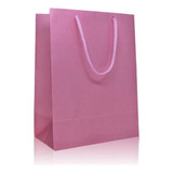Sacola Papel Bolsa Colorida Média 23x30x10 Kit 10 Un
