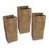Sacola Papel Kraft P 01 Garrafa 23x8x7 5 C  50 Vinho Bebida