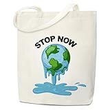 Sacola Para O Dia Da Terra Estética, Stop Now Save Earth Canvas Tote Bag Para Mulheres, Presente Ambientalista Para Mulheres, Mãe, Filha, Bolsa De Ombro De Compras Reutilizável Supermercado Praia A62