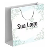 Sacola Personalizada Mini Biju Semi Joias 180g Linda 50unid